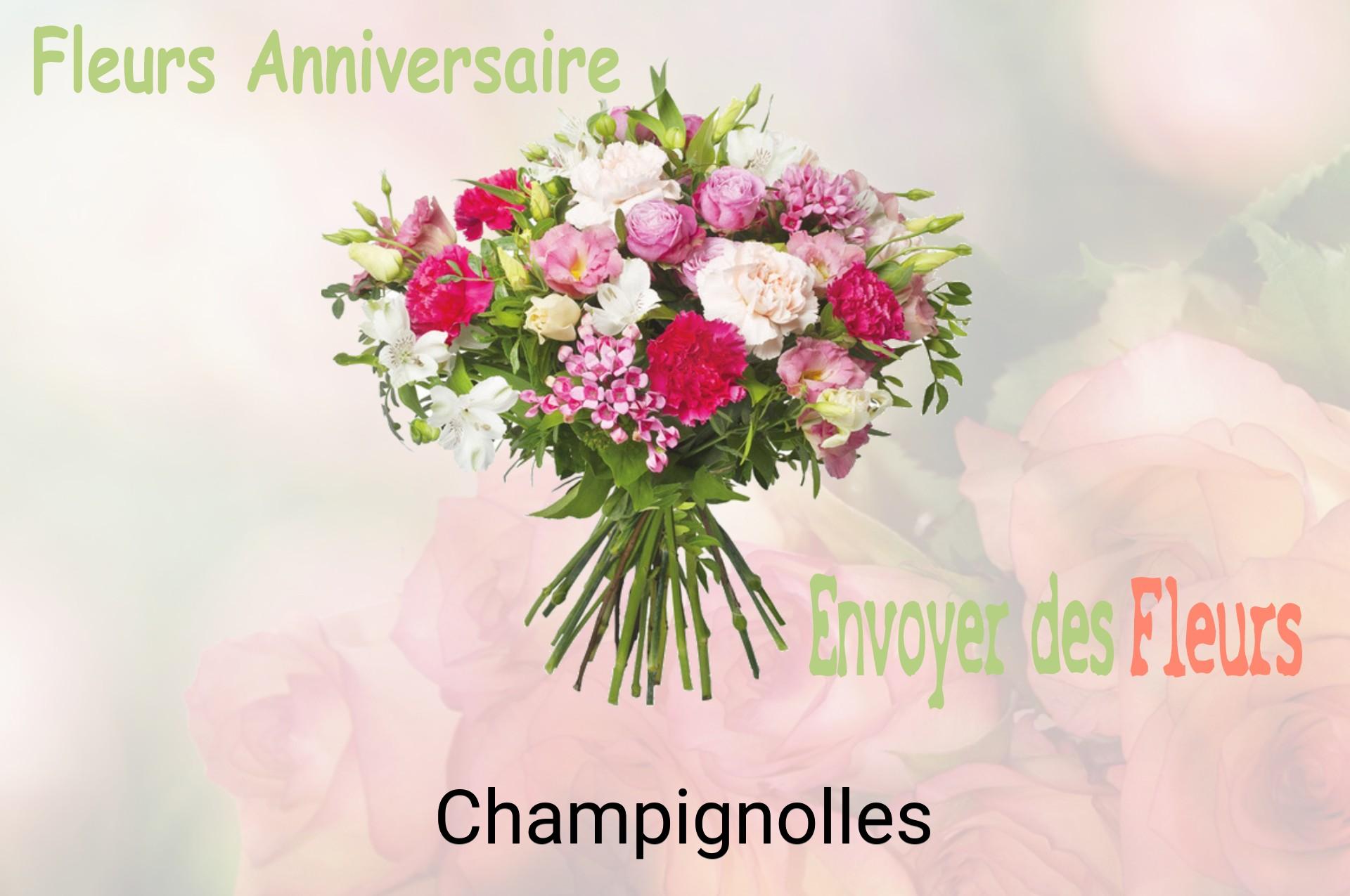 Bouquet de fleurs d’anniversaire livré à Champignolles